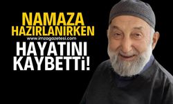 Namaza hazırlanırken hayatını kaybetti!