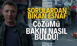 Soru sorulmasından bıkan esnaf, çözümü kağıttan tabela yapmakta buldu!