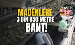 TTK, Amasra, Armutçuk, Kozlu ve Karadon için madenlere 3 bin 850 metre bant!