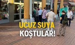 Vatandaş ucuz suya koşuyor!