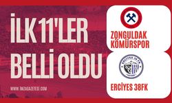 Zonguldak Kömürspor-Erciyes 38 FK maçının ilk 11’leri belli oldu!