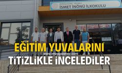 Yeni yapılan eğitim yuvalarını titizlikle incelediler!