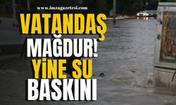 Zonguldak’a sel uyarı! Aile hekimliği binasını su bastı!