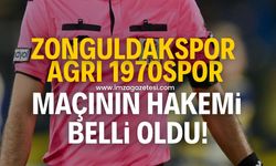 Zonguldak Kömürspor-Ağrı 1970 Spor maçının hakemi belli oldu!