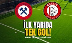 Zonguldak Kömürspor-Bartınspor maçının ilk yarısında tek gol çıktı!