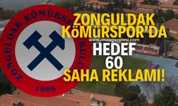 Zonguldak Kömürspor’da hedef 60 saha reklamı!