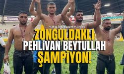 Zonguldaklı Beytullah Uludağ, Yağlı Güreş Sezonunu Şampiyonlukla Tamamladı...