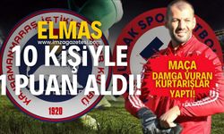 Zonguldakspor, Kahramanmaraş İstikalspor deplasmanından 10 kişiyle 1 puan aldı! Umut Kaya maça damgasını vurdu