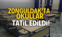 Zonguldak'ta eğitim ve öğretime ara verildi!