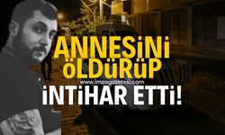 Annesini öldürüp intihar etti!