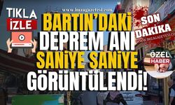 Bartın'da 4.8 büyüklüğünde deprem! Olay yerinden ilk görüntüler!