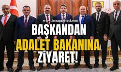 Başkandan adalet bakanına ziyaret!