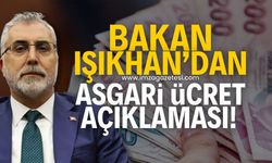 Çalışma ve Sosyal Güvenlik Bakanı Vedat Işıkhan'dan asgari ücret açıklaması!