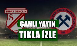 Sebat Gençlik Spor-Zonguldakspor maçı başladı! Canlı izle