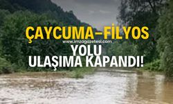 Çaycuma-Filyos yolu ulaşıma kapandı!