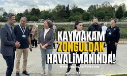 Çaycuma İlçe Kaymakamı Adem Kaya, Zonguldak Havalimanında!