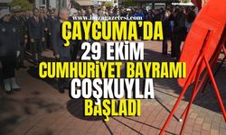 Çaycuma'da 29 Ekim Cumhuriyet Bayramı Coşkuyla Başladı...