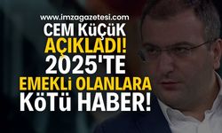 Cem Küçük'ten emeklilerle ilgili flaş açıklama | Gündem haberleri