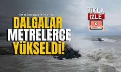 Dalgalar Metrelerce Yükseldi, Balıkçılar Denize Açılmadı!