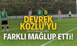 Devrek Belediyespor, Kozlu Belediyespor’u farklı mağlup etti!