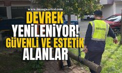 Devrek yenileniyor! Güvenli ve estetik alanlar...