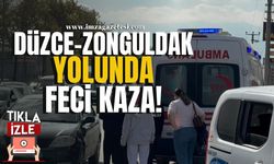 Düzce-Zonguldak karayolunda feci kaza!