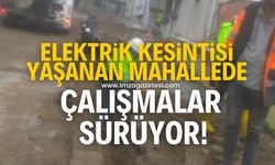 Ekipler, İncivez'de yaşanan elektrik kesintisi üzerinde çalışıyor!