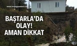 Baştarla’da olay! Muhtarlık ve evler büyük tehlikede