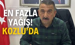 En fazla yağış oraya düştü!