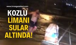 Kozlu Limanı sular altında! Vatandaş isyan etti