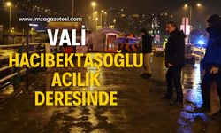 Vali Hacıbektaşoğlu Acılık deresini inceledi!