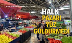 Halk pazarı yüz güldürmedi!