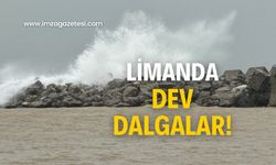 Limanda dev dalgalar!