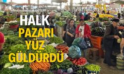 Halk pazarı yüz güldürüyor!