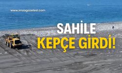 Kozlu sahiline kepçe girdi!