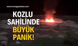 Kozlu sahilini ateşe verdiler!