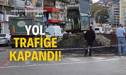 Yol trafiğe kapandı! Sürücüler geri dönüyor