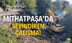 Heyelanda çökmüştü, çalışma başladı!