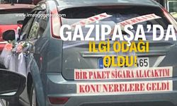 Gazipaşa’da ilgi odağı oldu! Görenler cep telefonlarına sarıldı