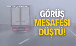 Sürücüler dikkat! Görüş mesafesi düştü