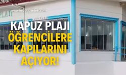 Kapuz plajı öğrencilerin evi olacak!