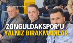 İki başkan takımı yalnız bırakmadı!