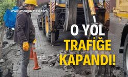 Trafiğe kapandı! Sürücüler geri dönmek zorunda kaldı