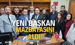 AK Parti Merkez İlçe Başkanı mazbatasını aldı!