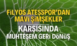 Filyos Ateşspor'dan, Mavi Şimşekler karşısında muhteşem geri dönüş!