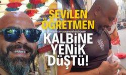 Genç öğretmen Mustafa Sarı kalbine yenik düştü!