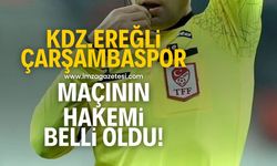 Kdz.Ereğli Belediyespor-Çarşambaspor maçında düdük Hüseyin Ahmet Ocaklı'ya verildi!