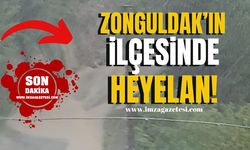 Zonguldak'ın ilçesinde heyelan! Evler tehlike altında!