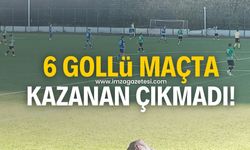 Kozlu Belediyespor ile Mavi Şimşekspor arasında muhteşem mucadele! 6 gol kazanan yok