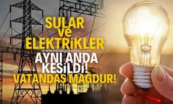 Kozlu'da su ve elektrik kesintisi! Vatandaş bıktı